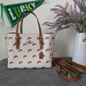 Coach Mollie 25 With Rainbow Print